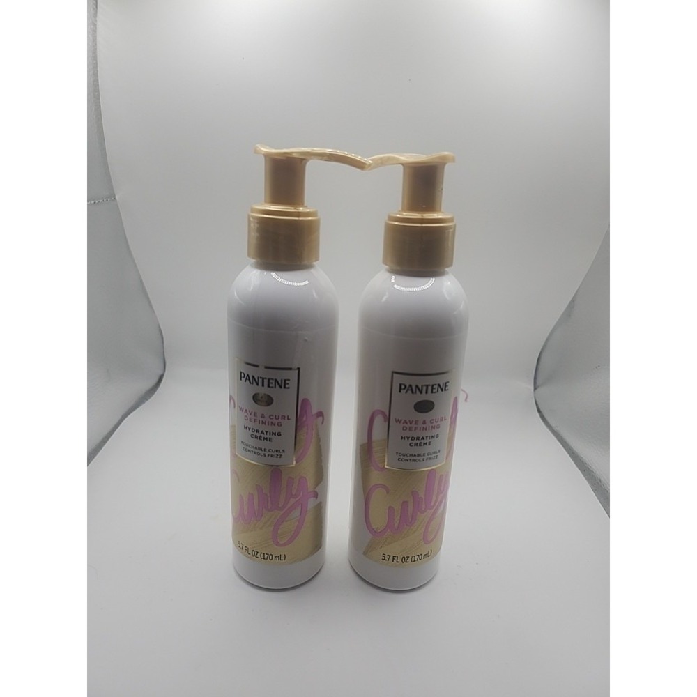 Pantene Pro-V Wave & Curl Defining Hydrating Creme 2X 5.7 Oz Touchable Curls